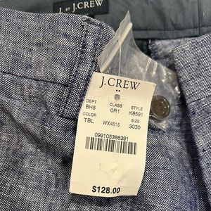 Brand new Jcrew  pants with Tag- Denim Color